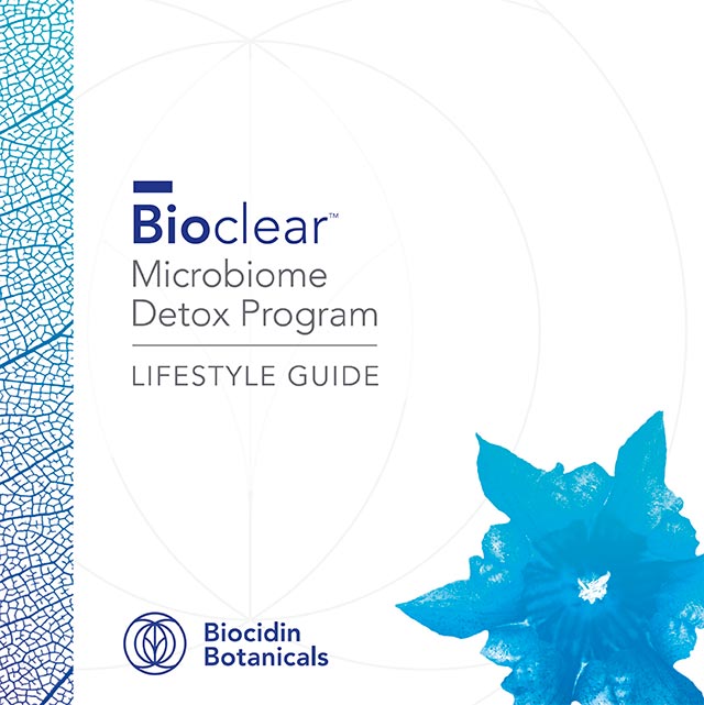 Product sheet for Bioclear™ Microbiome Detox Program with Biocidin® Liquid